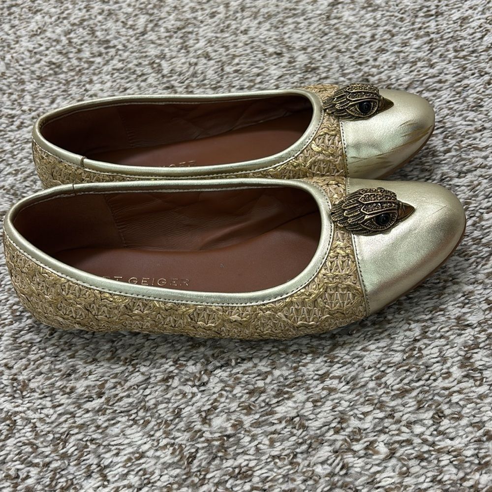 Kurt Geiger Emmy Cap Toe Ballet Flats 37 - Picture 3 of 11